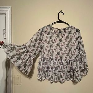 Women’s floral blouse